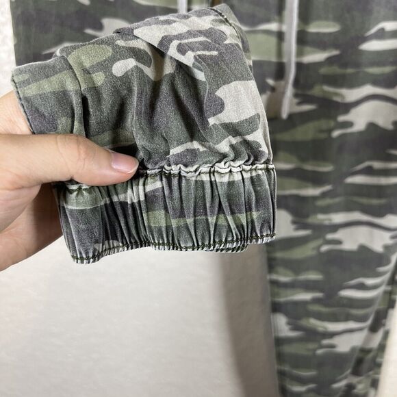 True Religion Womens Camo Jogger Pants Size Small Green Drawstring Y2K - Picture 3 of 7